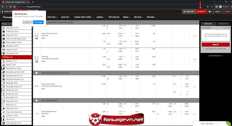 đăng ký Forsage bằng số điện thoại