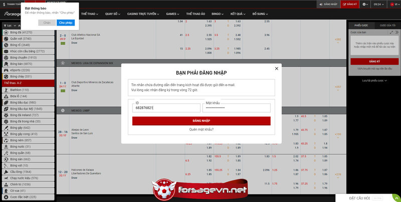 đăng ký tài khoản Forsage bằng số điện thoại