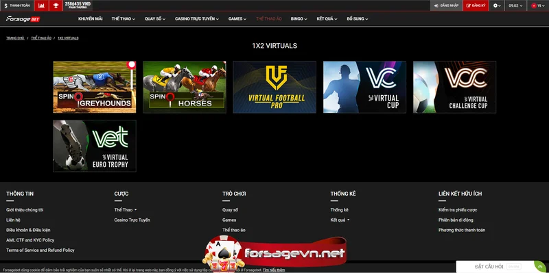Thể thao ảo Forsage
